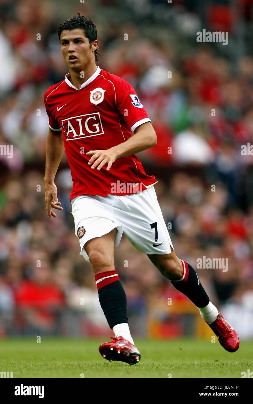 CRISTIANO RONALDO MANCHESTER UNITED FC OLD TRAFFORD MANCHESTER ENGLAND 12 August 2006 Stock Photo