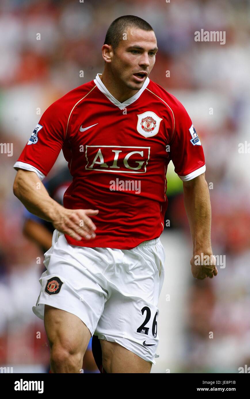 PHIL BARDSLEY MANCHESTER UNITED FC OLD TRAFFORD MANCHESTER ENGLAND 12  August 2006 Stock Photo - Alamy