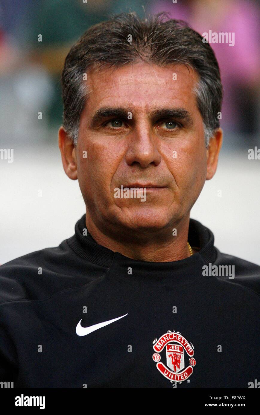 CARLOS QUEIROZ MANCHESTER UNITED FC COACH AMSTERDAM ARENA AMSTERDAM carlos-queiroz-manchester-united-fc-coach-amsterdam-arena-amsterdam