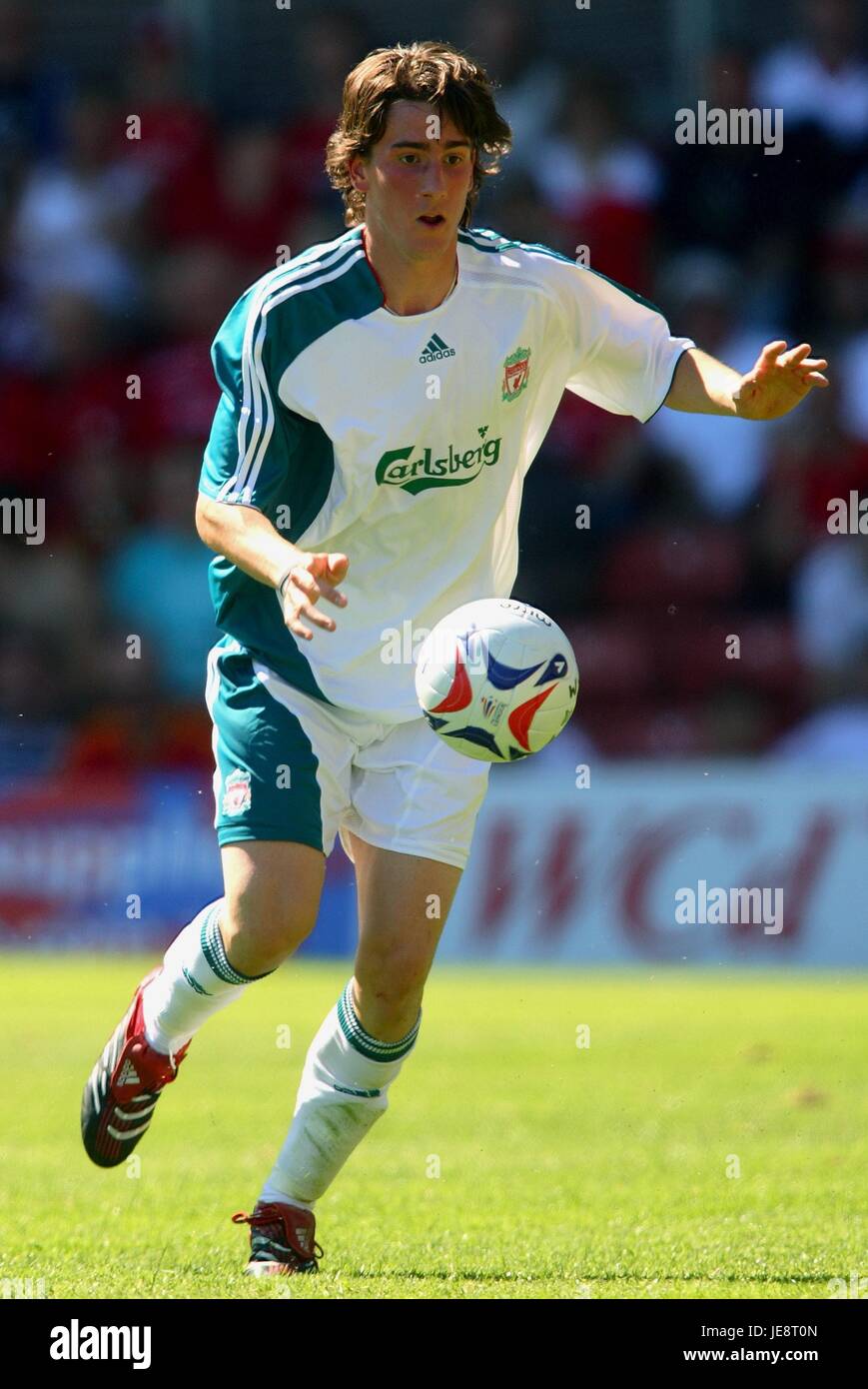 MIKI ROQUE LIVERPOOL FC RACECOURSE GROUND WREXHAM WALES 15 July 2006 Stock Photo