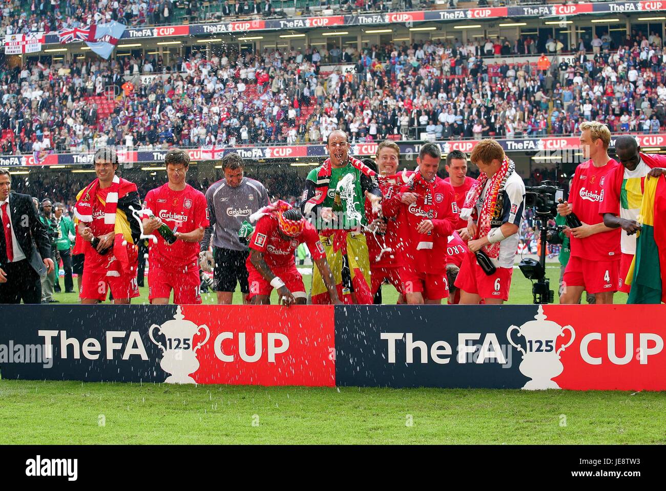 LIVERPOOL FC THE FA CUP FINAL MILLENNIUM STADIUM CARDIFF WALES 13 May 2006 Stock Photo