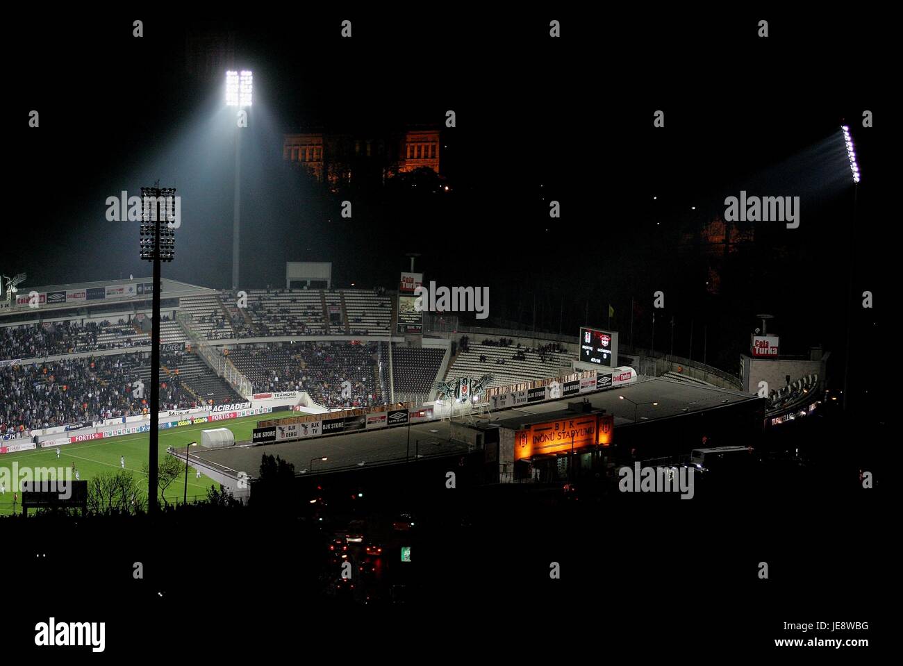 INONU FOOTBALL STADIUM BESIKTAS ISTANBUL TURKEY ISTANBUL TURKEY 19 April 2006 Stock Photo