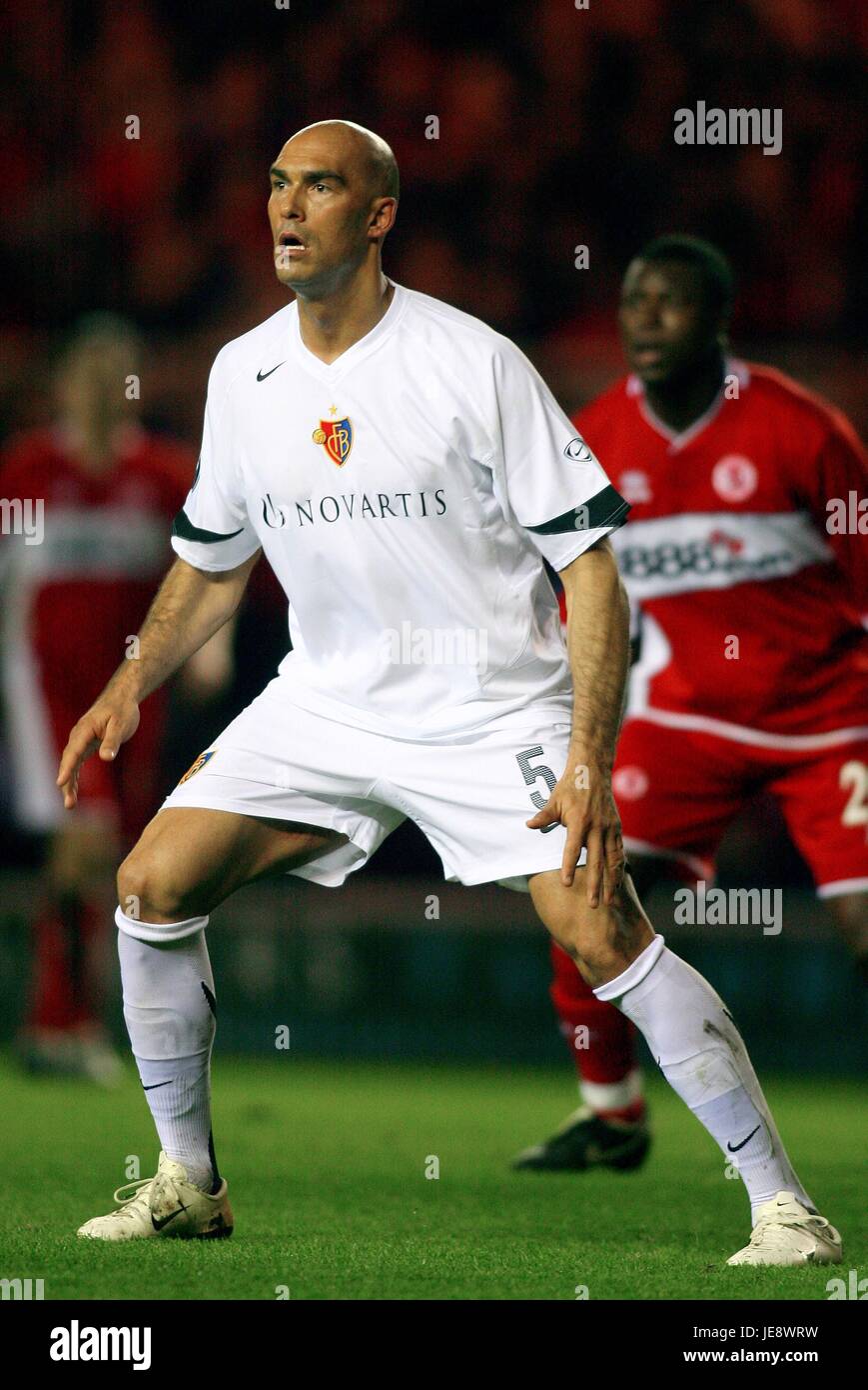 DANIEL MAJSTOROVIC FC BASLE RIVERSIDE STADIUM MIDDLESBROUGH ENGLAND 06 ...