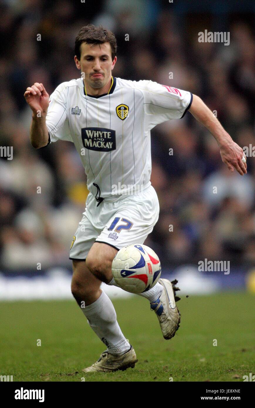 Liam Miller Leeds United Fc Elland Road Leeds England 11 March 06 Stock Photo Alamy