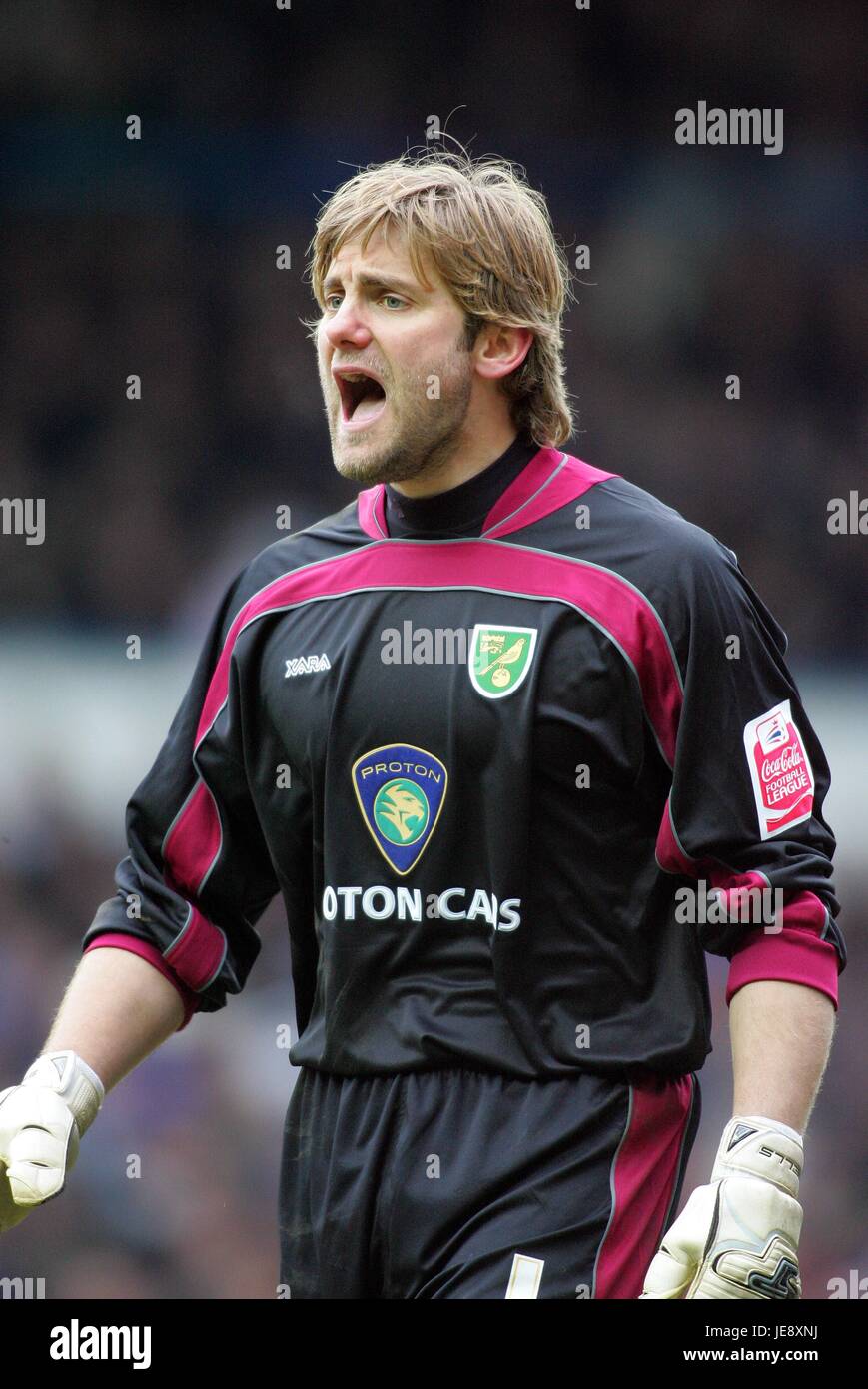 ROBERT GREEN NORWICH CITY FC ELLAND ROAD LEEDS ENGLAND 11 March 2006 Stock Photo