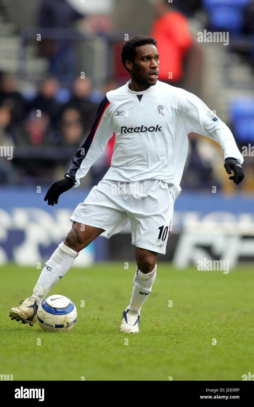 Jay Jay Okocha Bolton Wanderers Fc Reebok Stadium Bolton England 11 March 06 Stock Photo Alamy