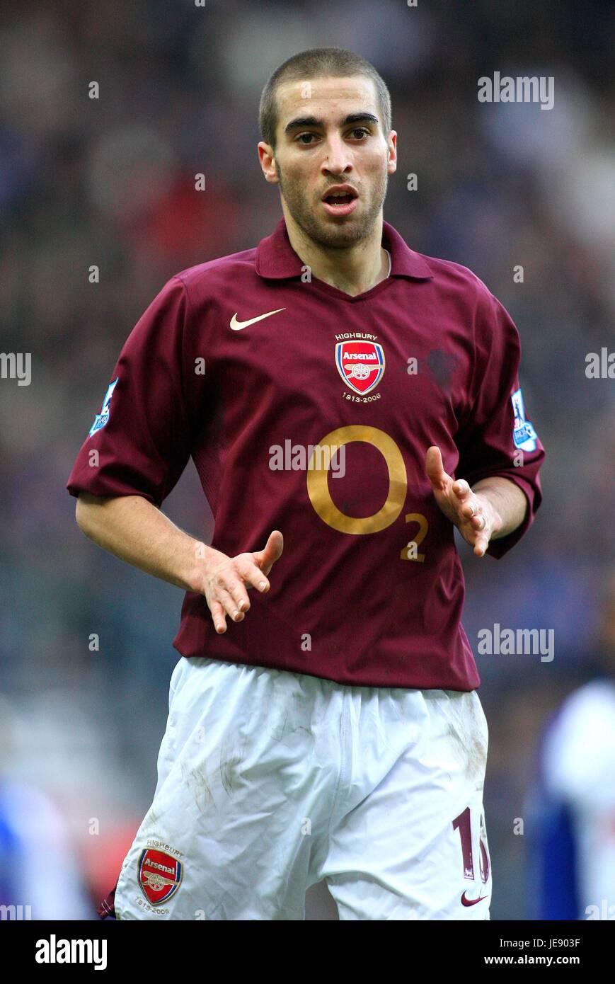 Mathieu Flamini Arsenal Fc Ewood Park Blackburn England 25 February 2006 Stock Photo Alamy