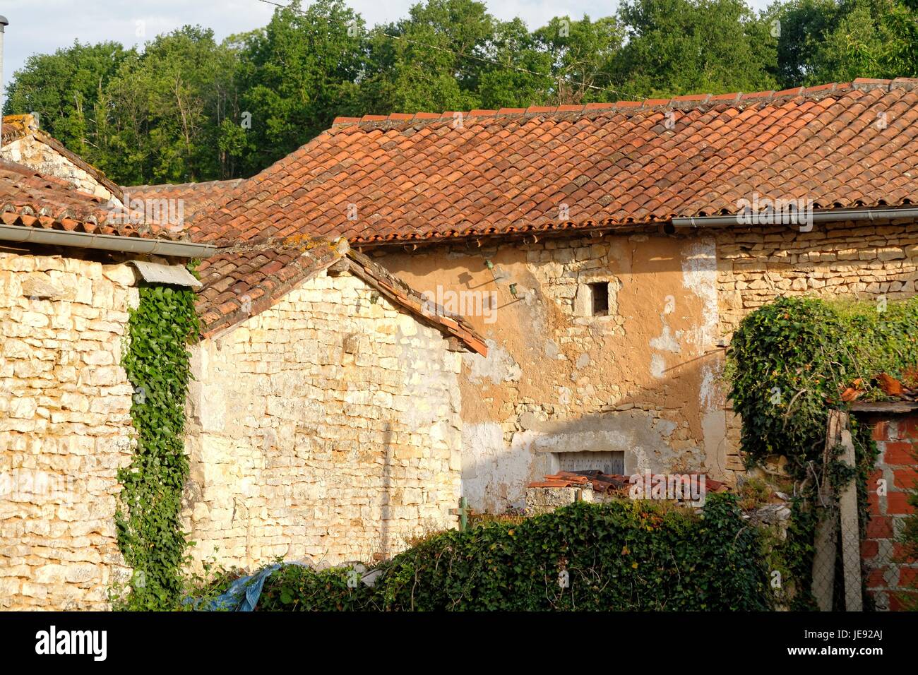 Old farmhouse building in rural France Europe Stock Photo Alamy