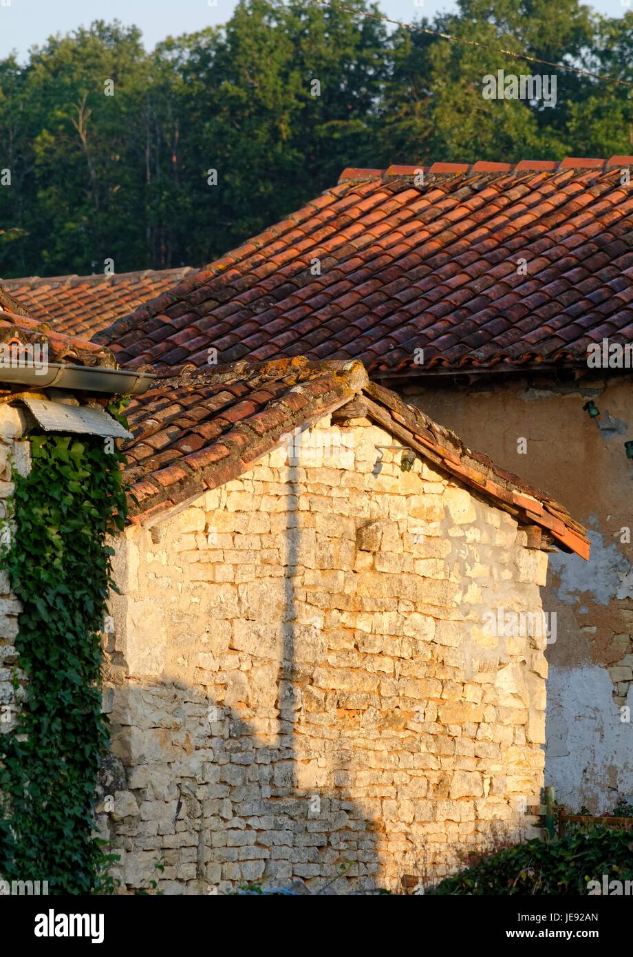 Old farmhouse building in rural France Europe Stock Photo Alamy