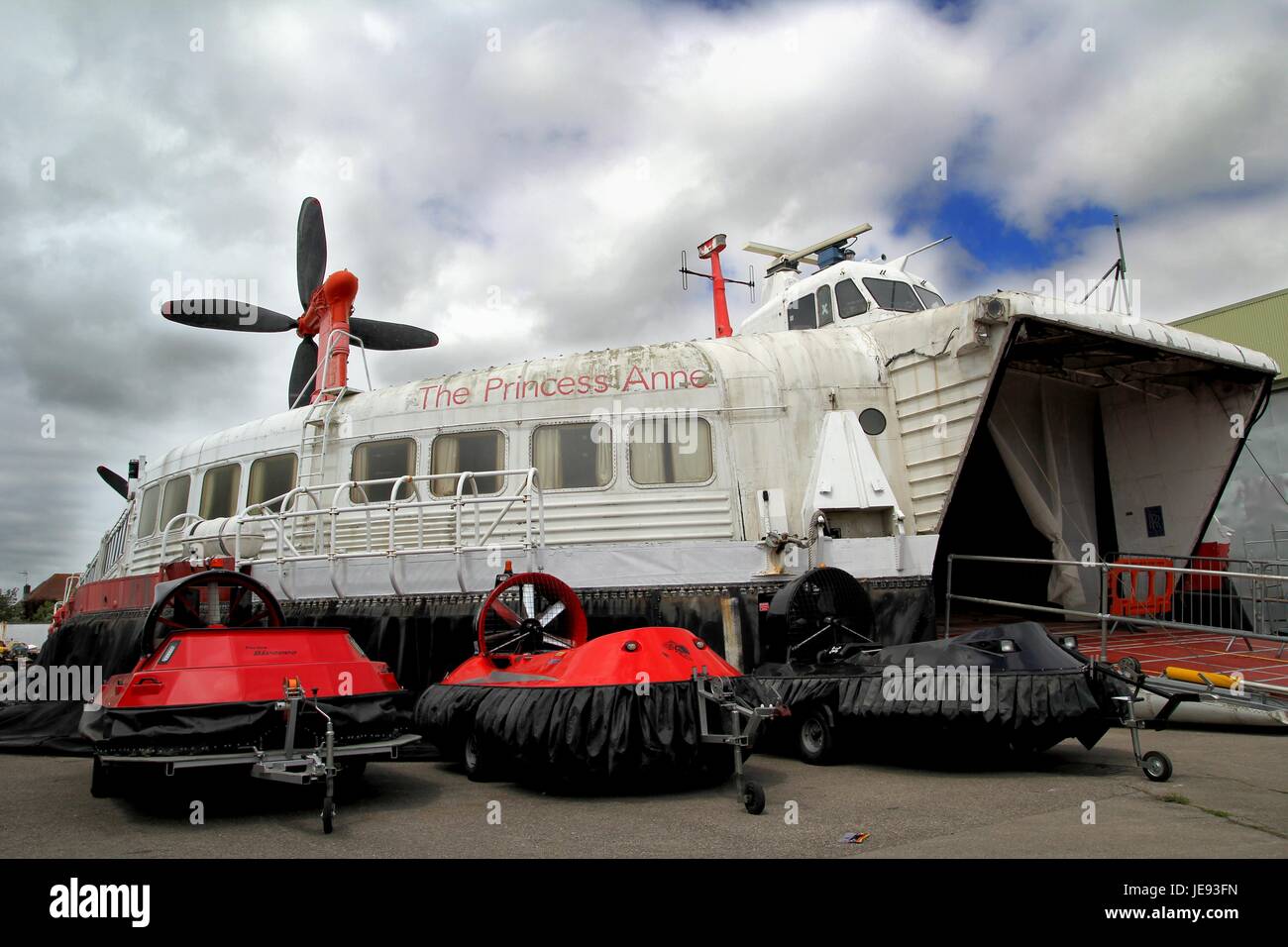 Lee On The Solent Hampshire UK June 10 2017 SRN4 Hovercraft
