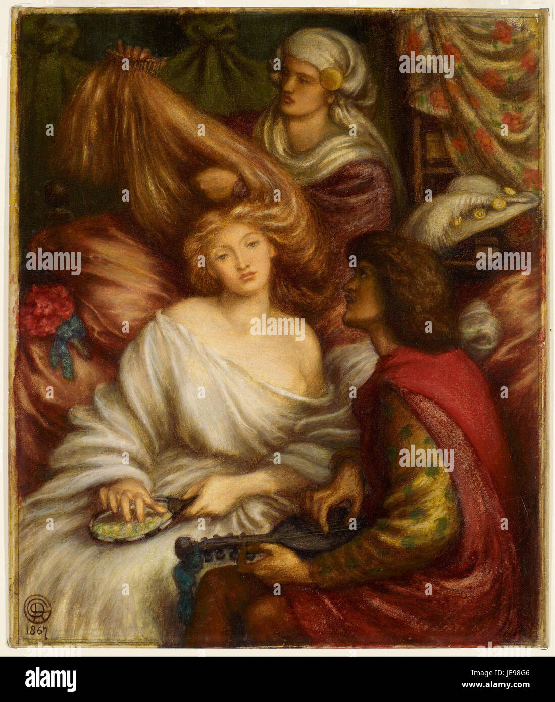 Pre raphaelite brotherhood signature hi-res stock photography and ...