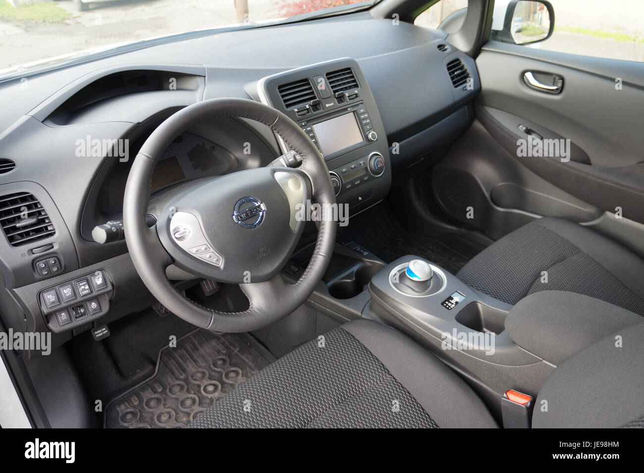 2013 Nissan Leaf Interior Stock Photo 146492464 Alamy