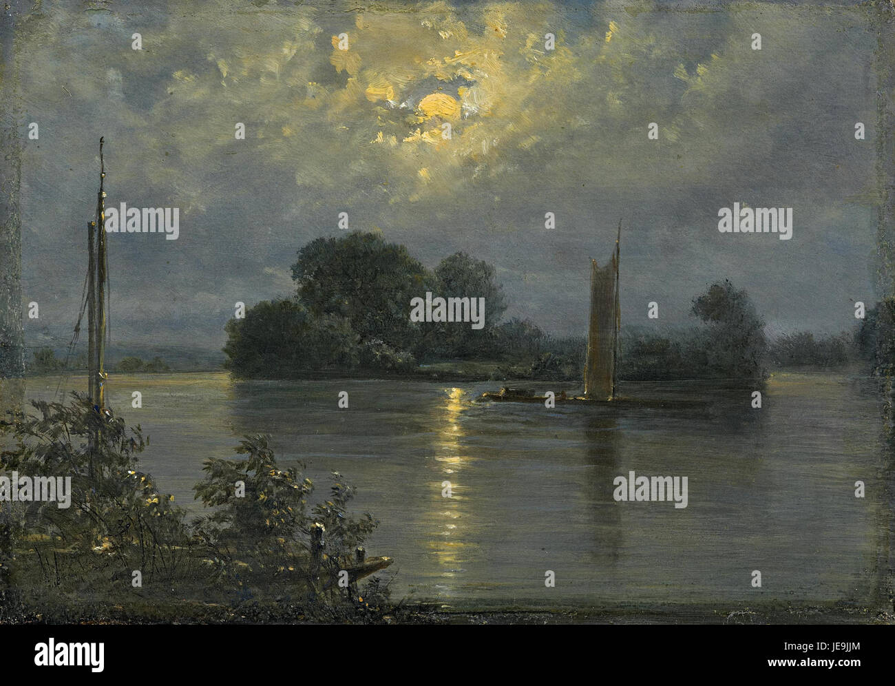 carl-gustav-carus-painting-vollmond-bei-pillnitz-full-moon-at