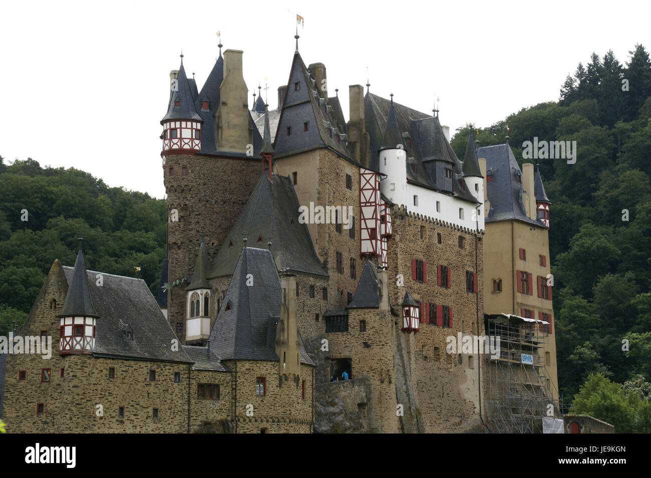 The View Of Burg Eltz Captured On June 21 2014 Shows The Iconic 