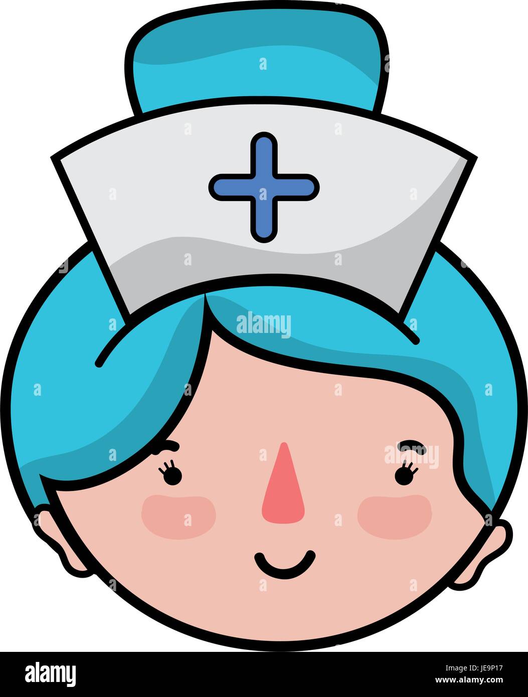 Professional Nurse Face With Hat In The Head Stock Vector Image Art professional-nurse-face-with-hat-in-the-head-stock-vector-image-art