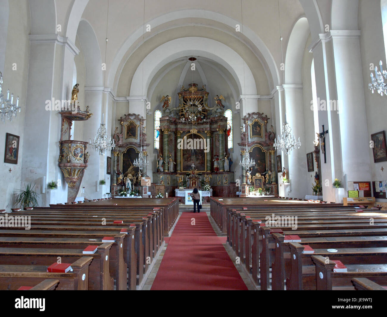 2013.04.21 - Opponitz - Pfarrkirche hl. Kunigunde - 03 Stock Photo