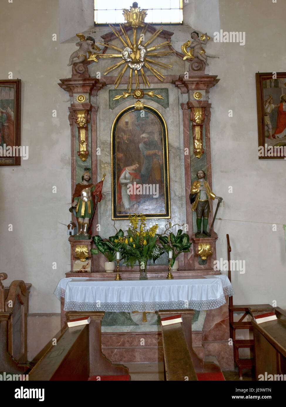 2013.04.21 - Opponitz - Pfarrkirche hl. Kunigunde - 08 Stock Photo