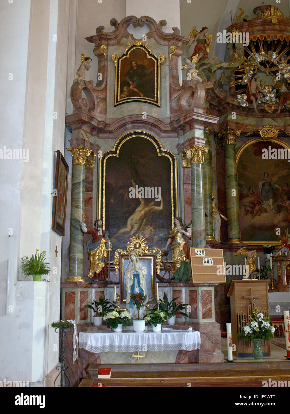 2013.04.21 - Opponitz - Pfarrkirche hl. Kunigunde - 12 Stock Photo