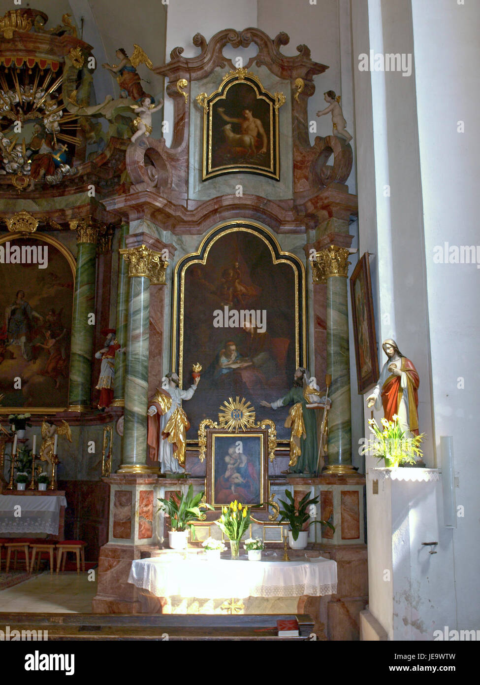 2013.04.21 - Opponitz - Pfarrkirche hl. Kunigunde - 14 Stock Photo