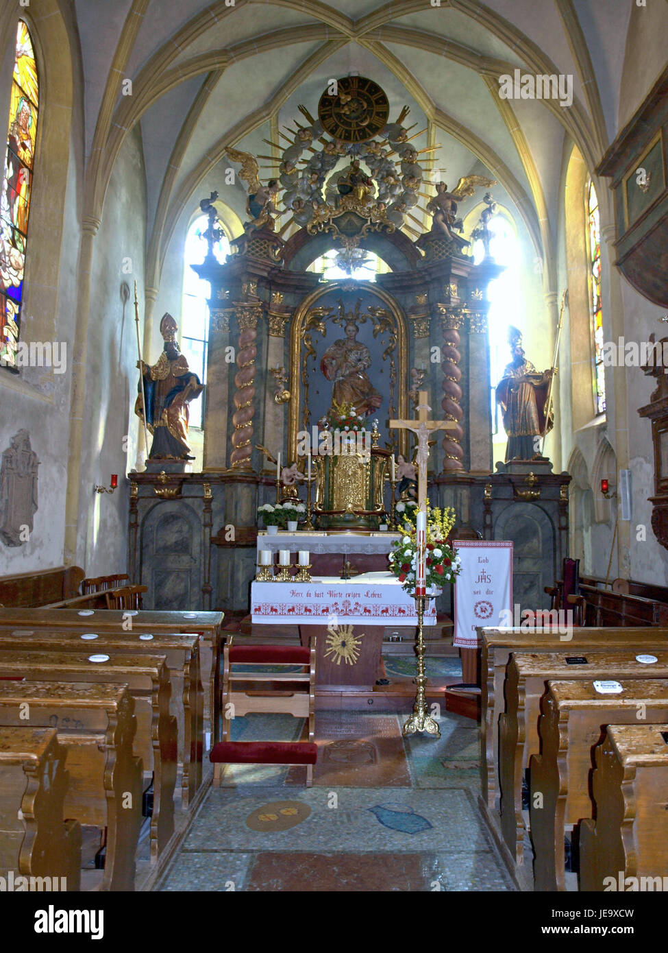 2013.04.24 - Haidershofen - Pfarrkirche hl. Severin und Friedhof - 11 Stock Photo