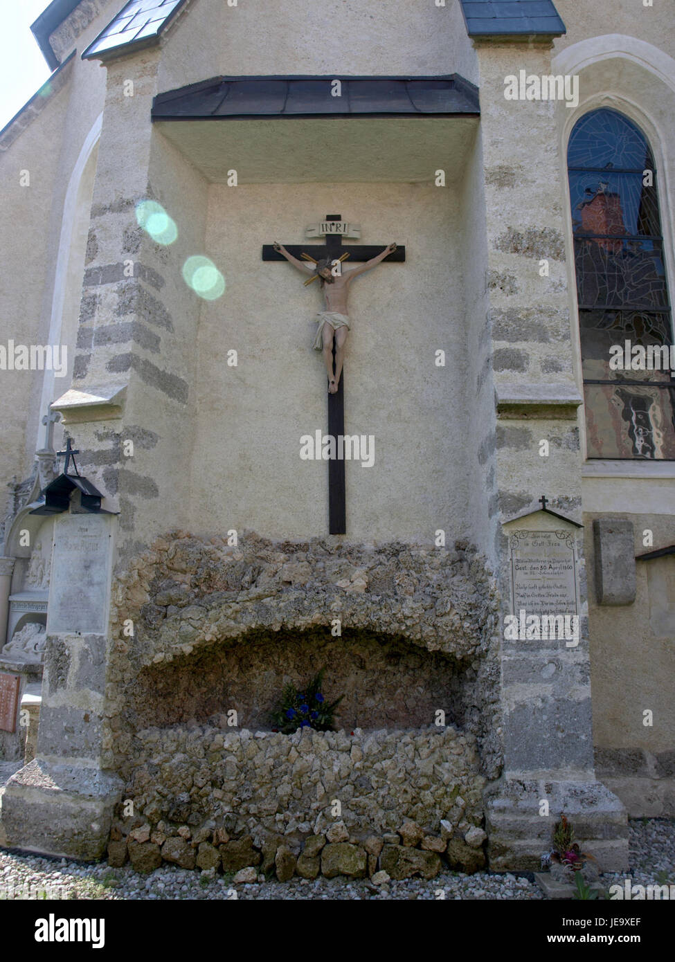 2013.04.24 - Haidershofen - Pfarrkirche hl. Severin und Friedhof - 21 Stock Photo