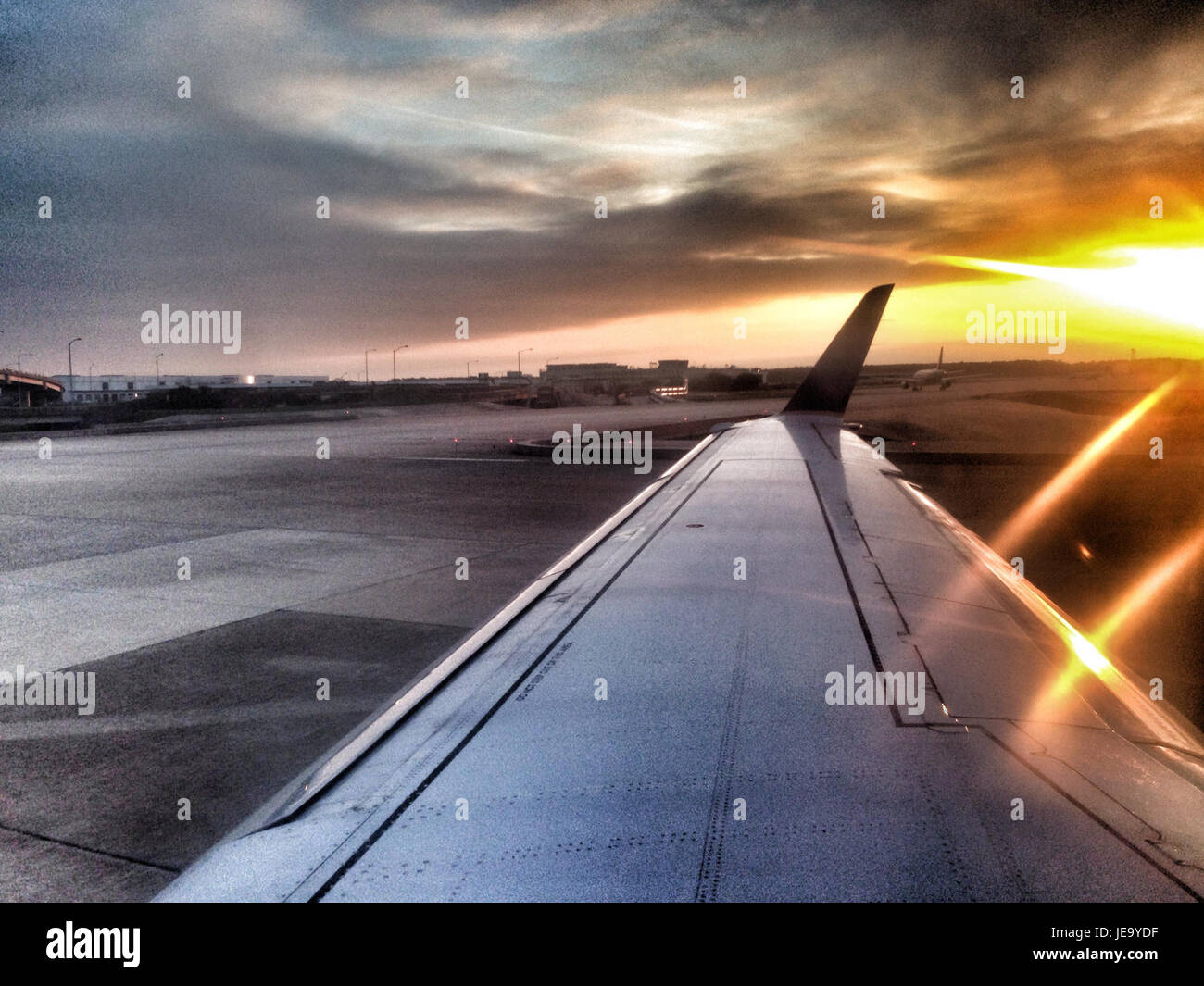 2014-365-258 Sunset on the Wings (15057413159) Stock Photo