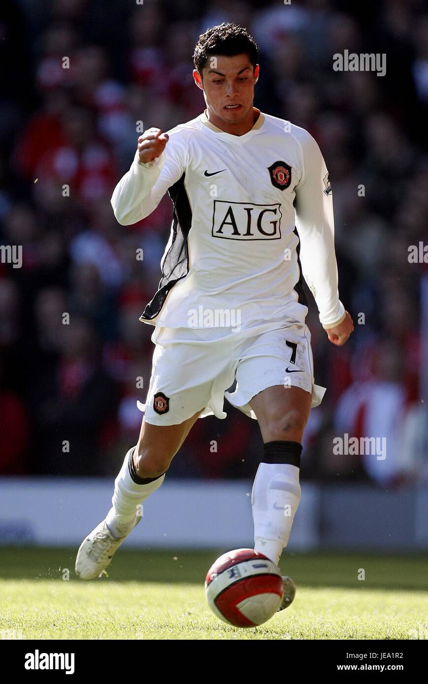 CRISTIANO RONALDO MANCHESTER UNITED FC ANFIELD LIVERPOOL ENGLAND 18  September 2005 Stock Photo - Alamy