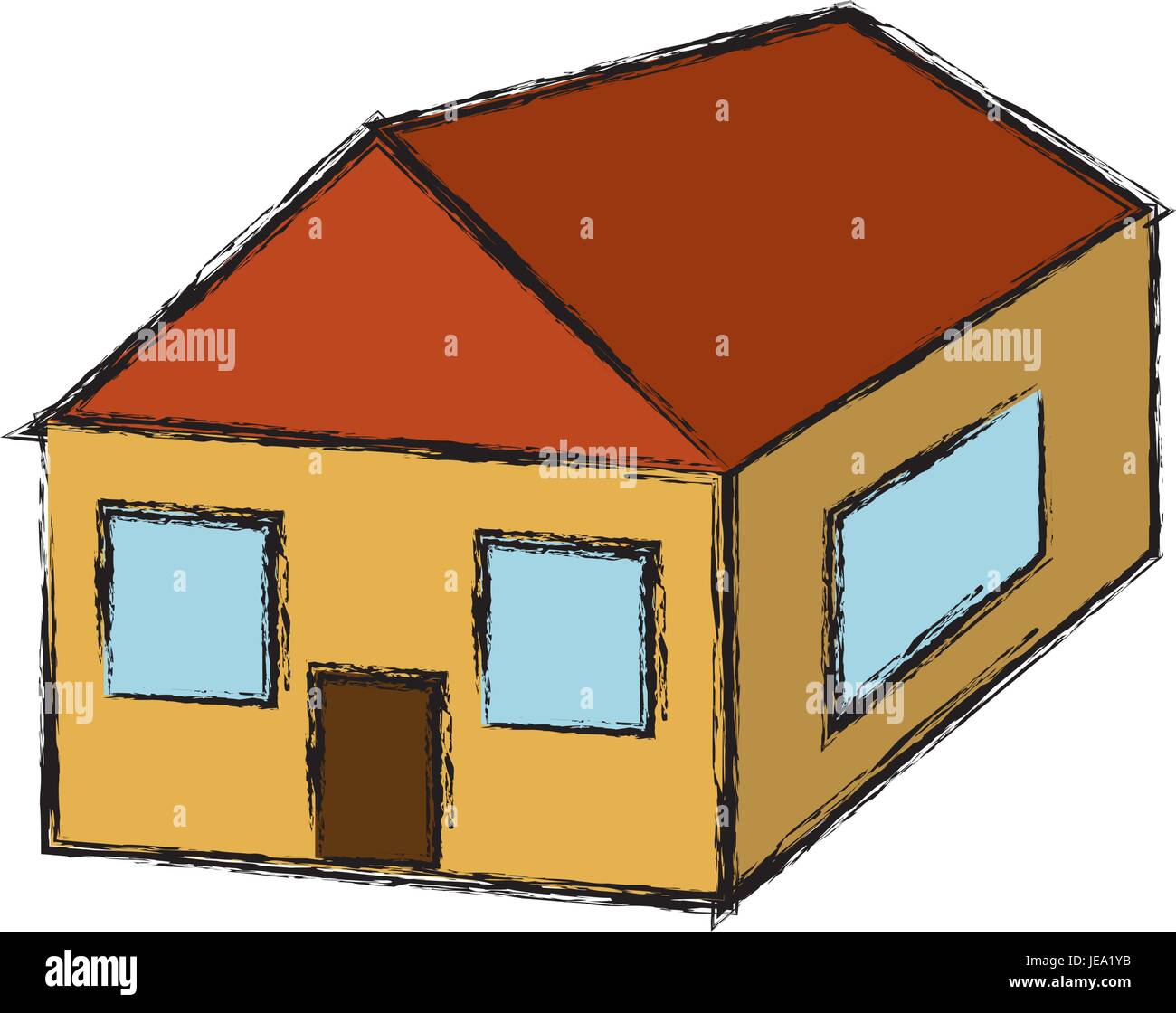 house icon over white background vector illustration Stock Vector Image ...