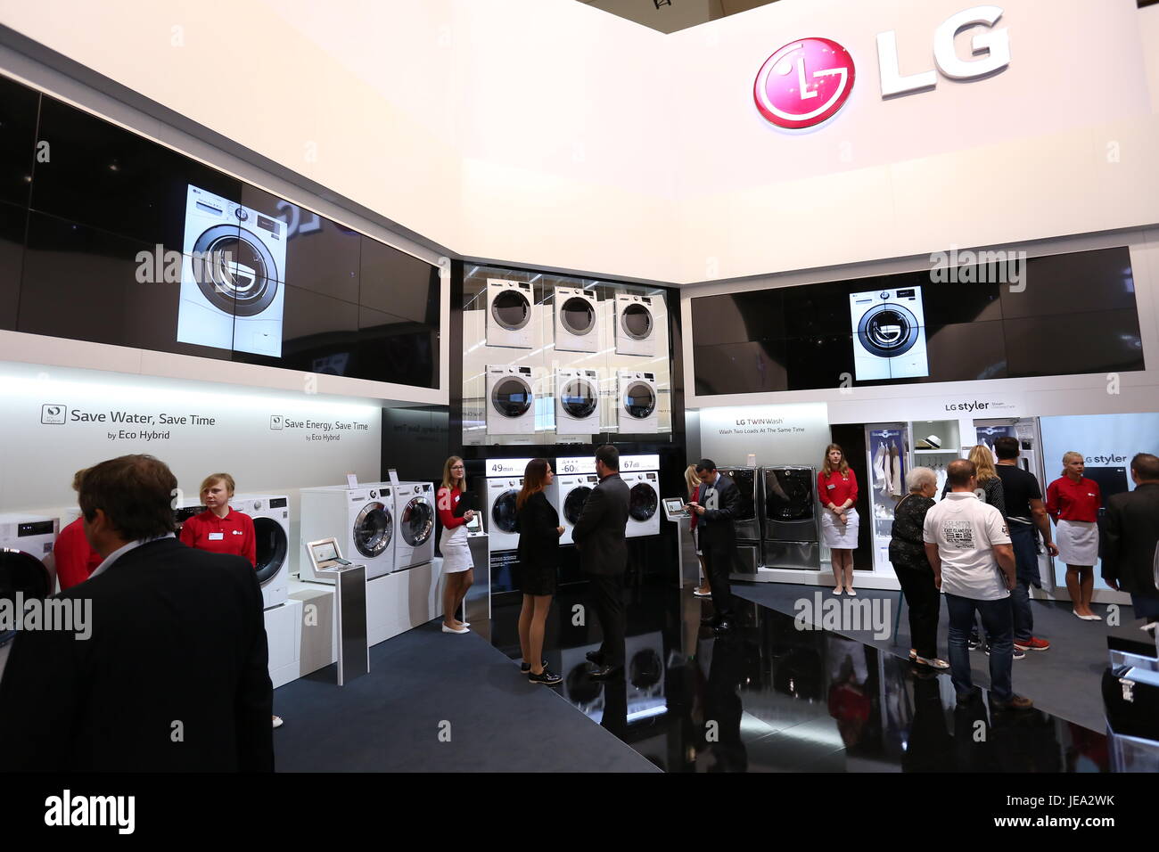 Berlin, Germany, September 5th, 2015: LG presents latest devices on IFA ...