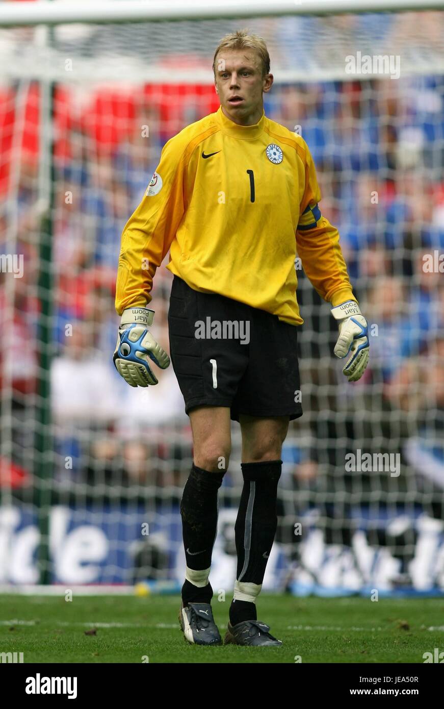 MART POOM ESTONIA WEMBLEY STADIUM LONDON ENGLAND 13 October 2007 Stock