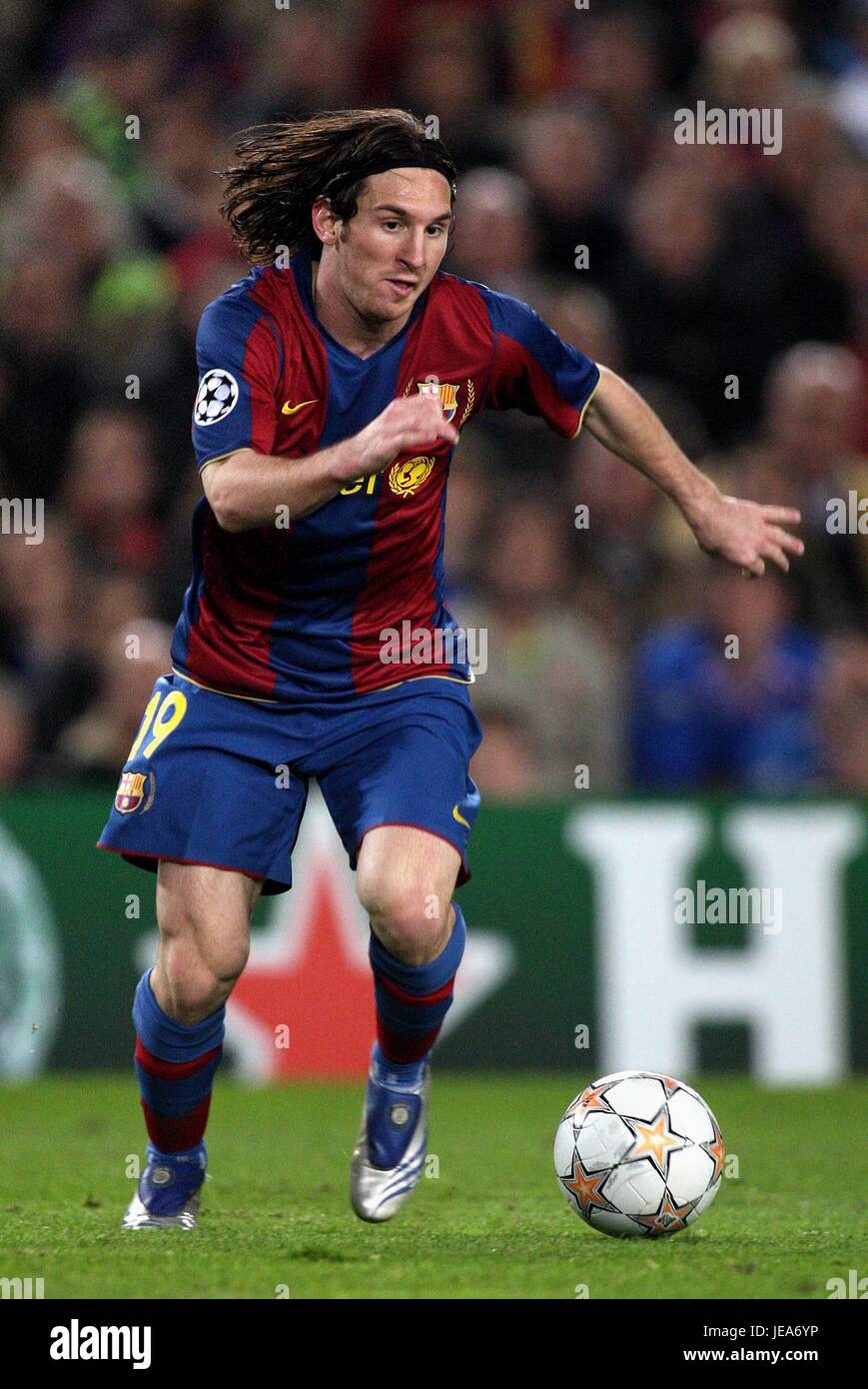 Lionel messi barcelona 2007 hi-res stock photography and images - Alamy