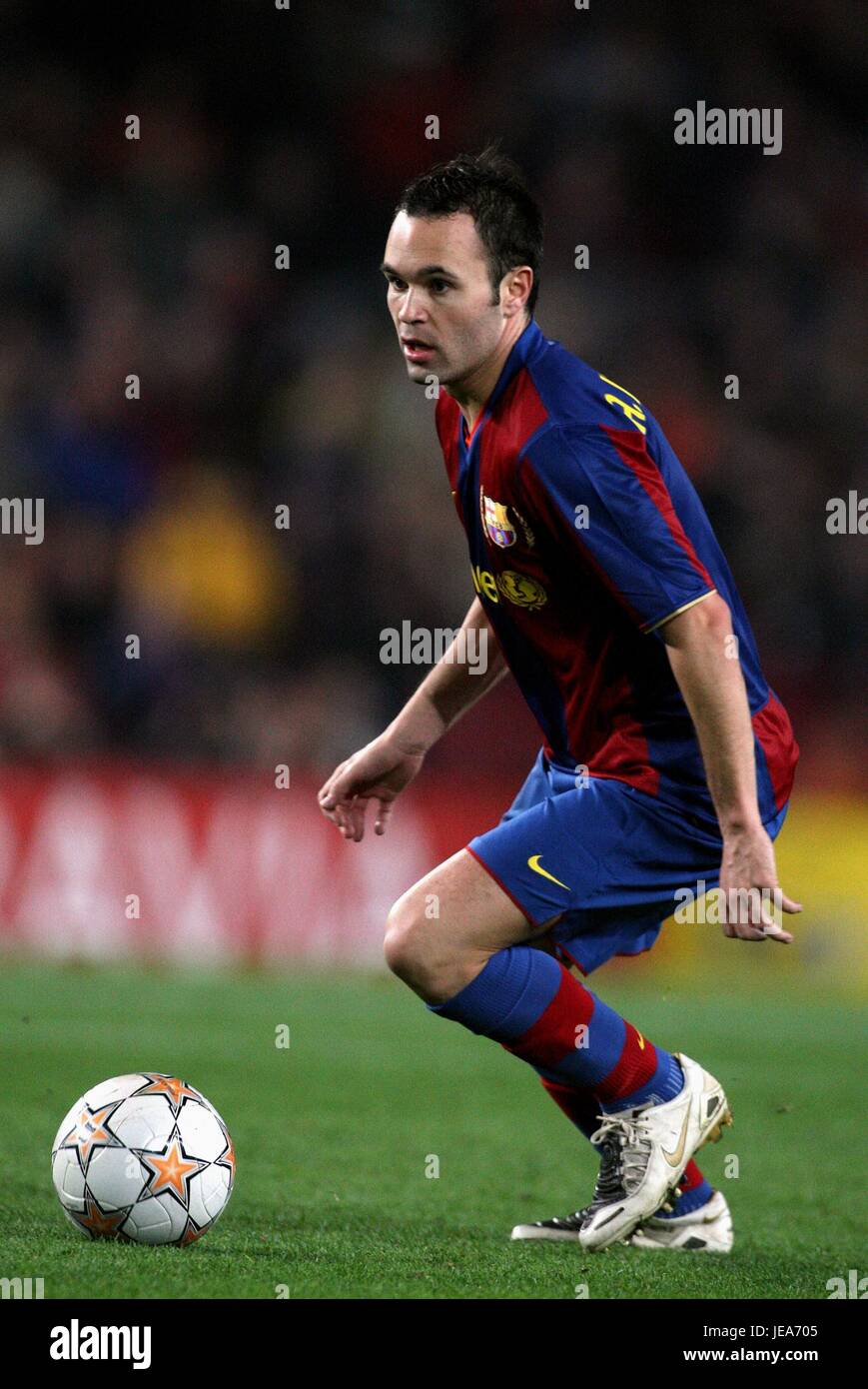 Carte Andres Iniesta El Mejor #54 – Mundicromo 2007-08 – FC Barcelone, La Liga