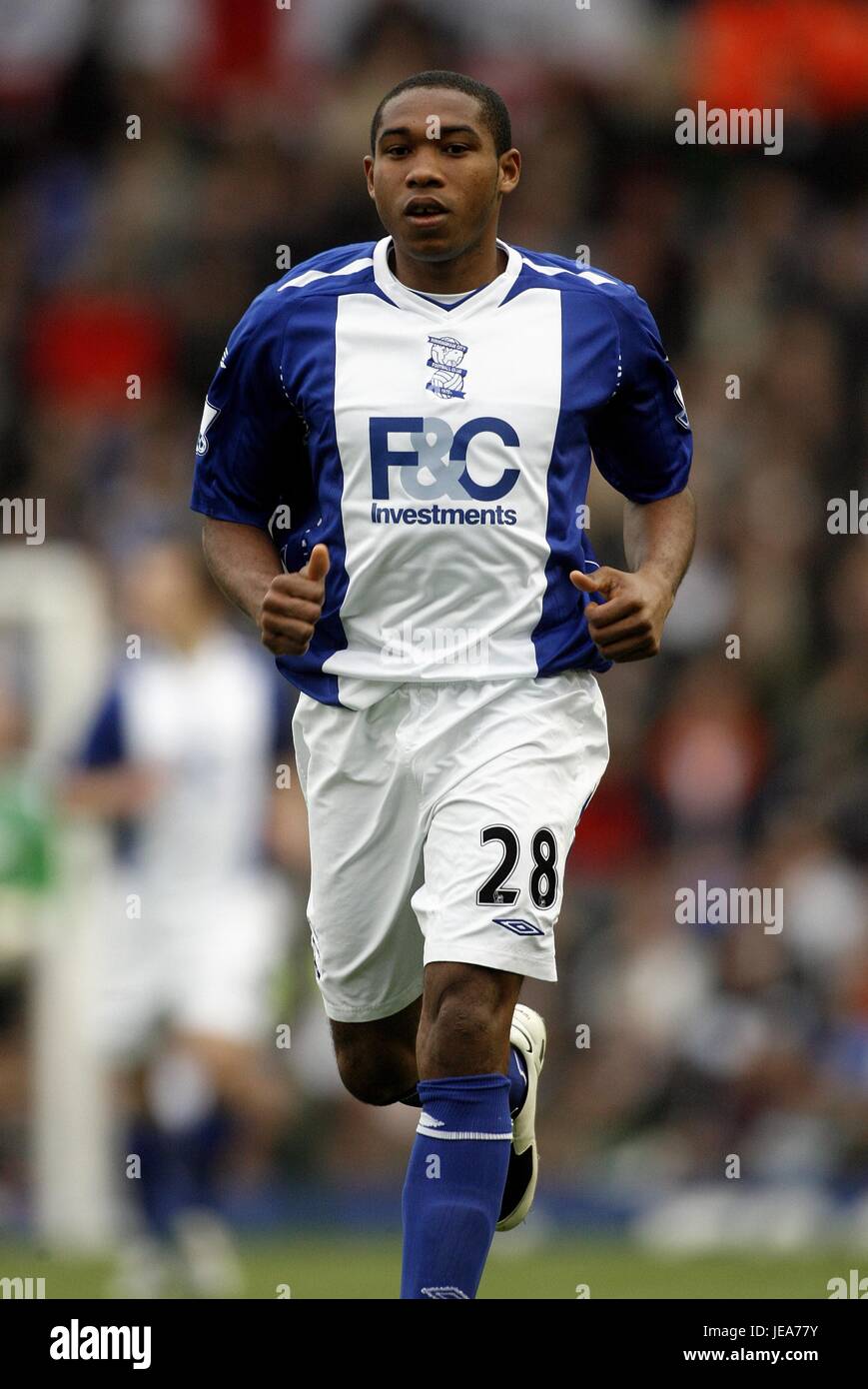Wilson Palacios Birmingham City Fc St Andrews Birmingham England 27 October 07 Stock Photo Alamy