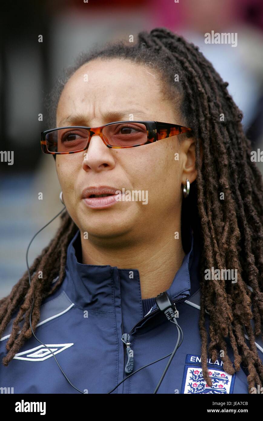 HOPE POWELL ENGLAND WOMEN COACH BANKS'S STADIUM WALSALL ENGLAND 27