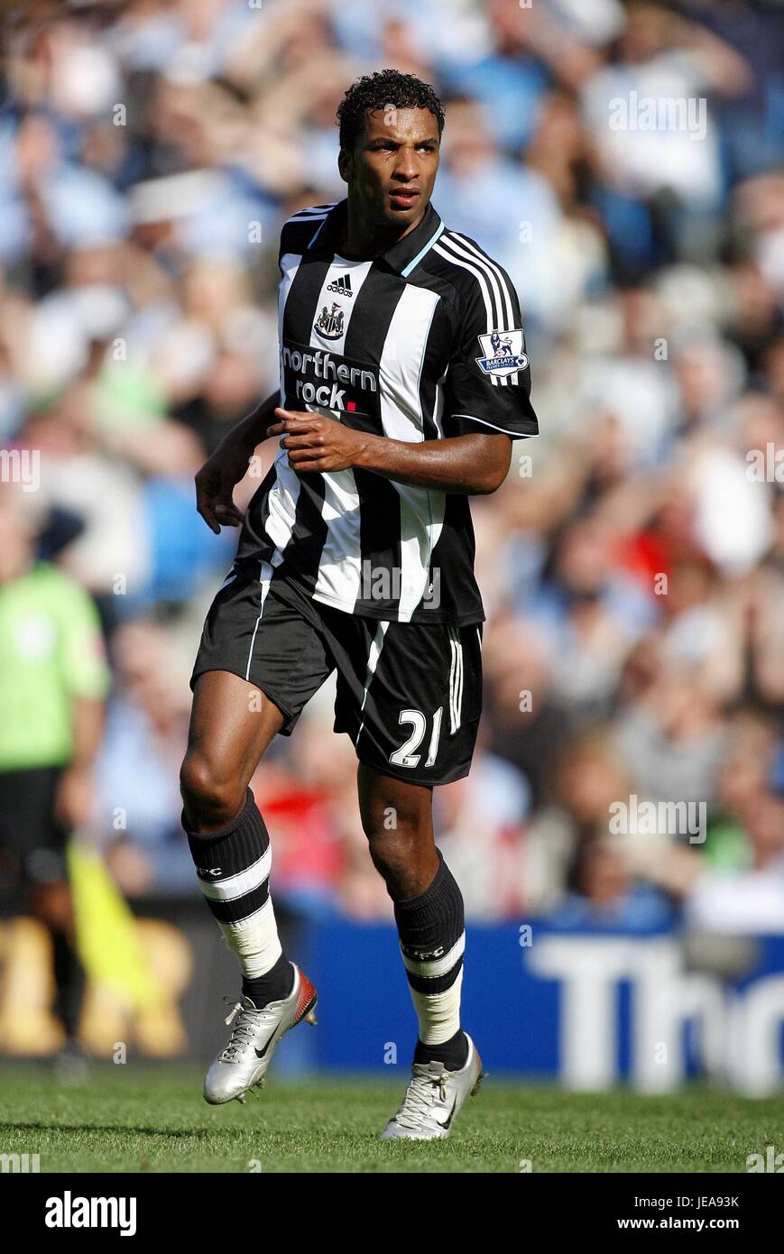 HABIB BEYE NEWCASTLE UNITED FC CITY OF MANCHESTER STADIUM MANCHESTER ...