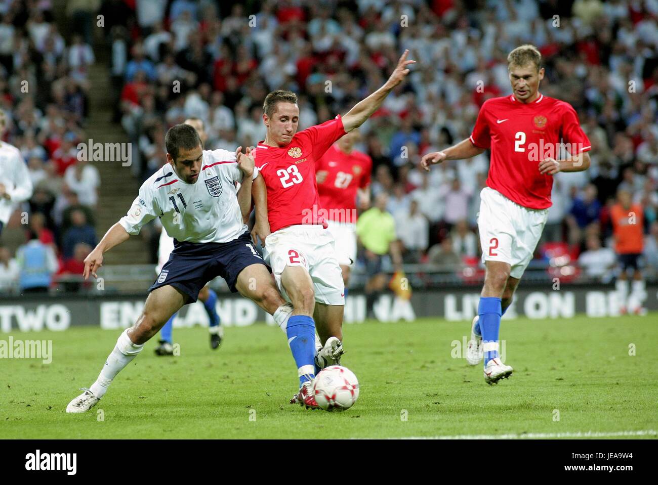 12/09/2007 Ticket: England v Russia [At Wembley] . Unless