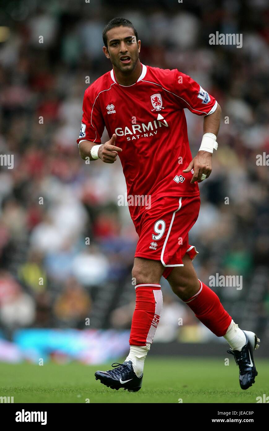 MIDO MIDDLESBROUGH FC CRAVEN COTTAGE LONDON GREAT BRITAIN 18 August 2007 Stock Photo