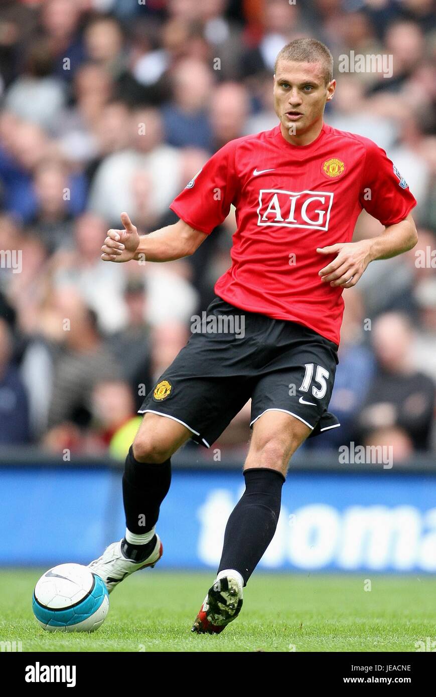 NEMANJA VIDIC MANCHESTER UNITED FC CITY OF MANCHESTER STADIUM ...