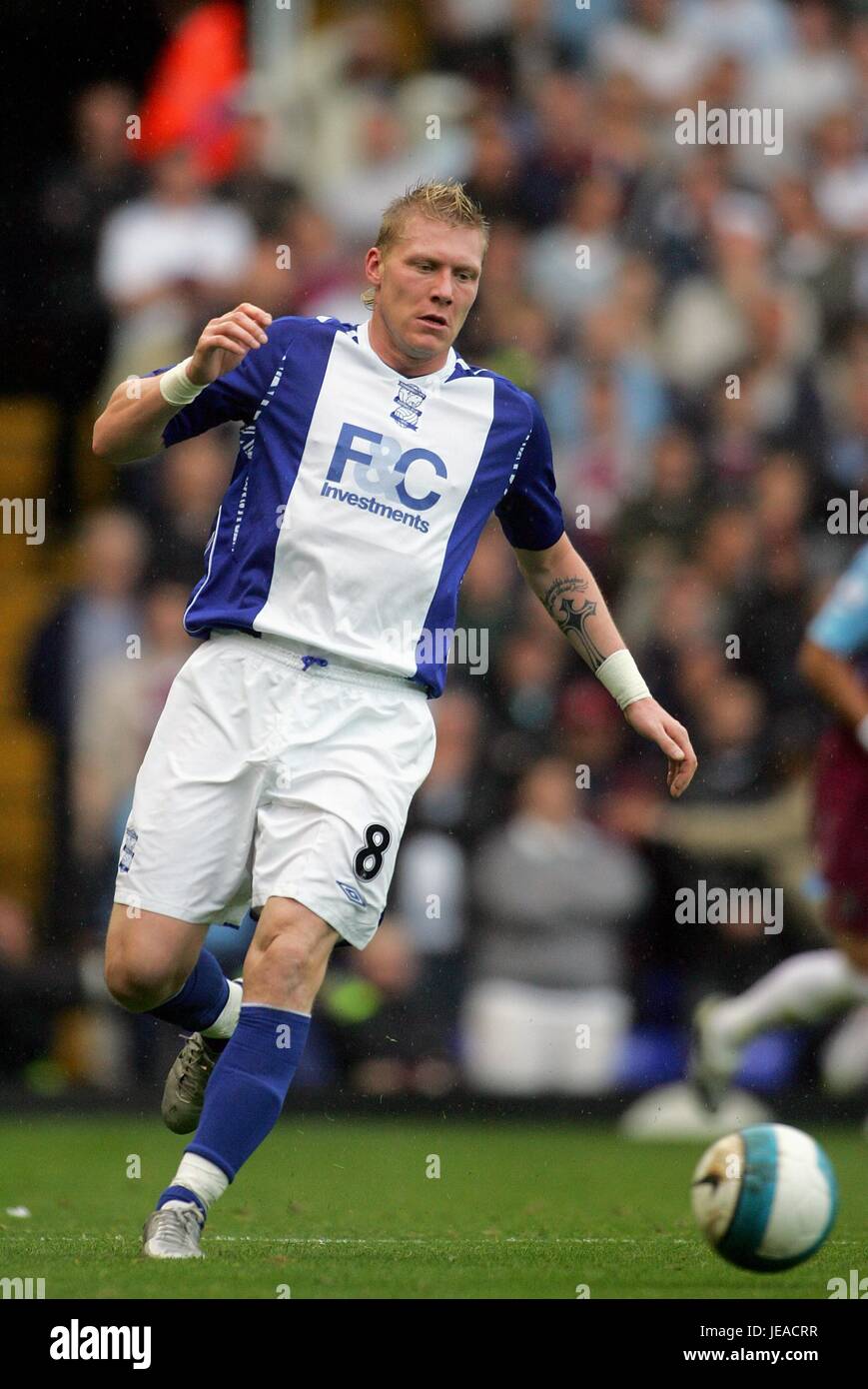 GARRY O'CONNOR BIRMINGHAM V WEST HAM ST ANDREWS BIRMINGHAM ENGLAND 18 August 2007 Stock Photo