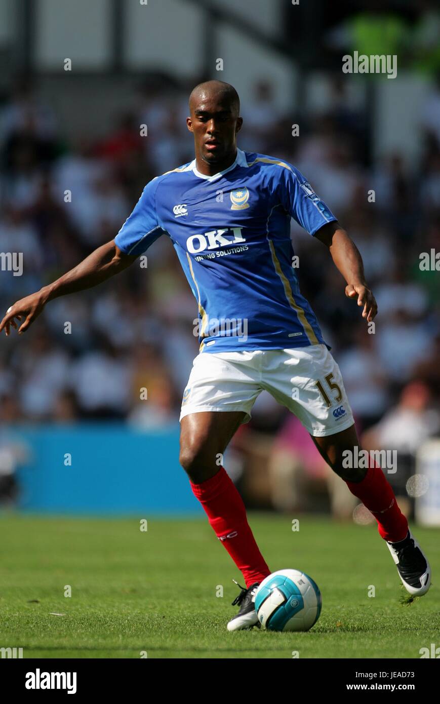 Maillot Portsmouth FC – Sylvain Distin – Match Worn / Porté – Occasion