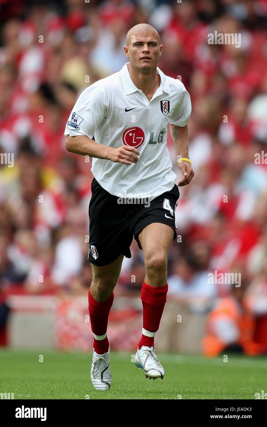 PAUL KONCHESKY FULHAM FC EMIRATES STADIUM LONDON ENGLAND 12 August 2007