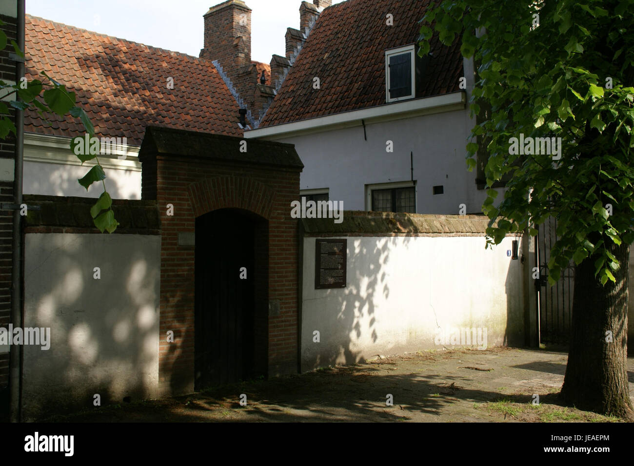 The Hospice Bethlehem in Sint Anthoniusplaats, Nijmegen, provides palliative care services, offering compassionate support for patients in their final stages of life in a peaceful setting. Stock Photo