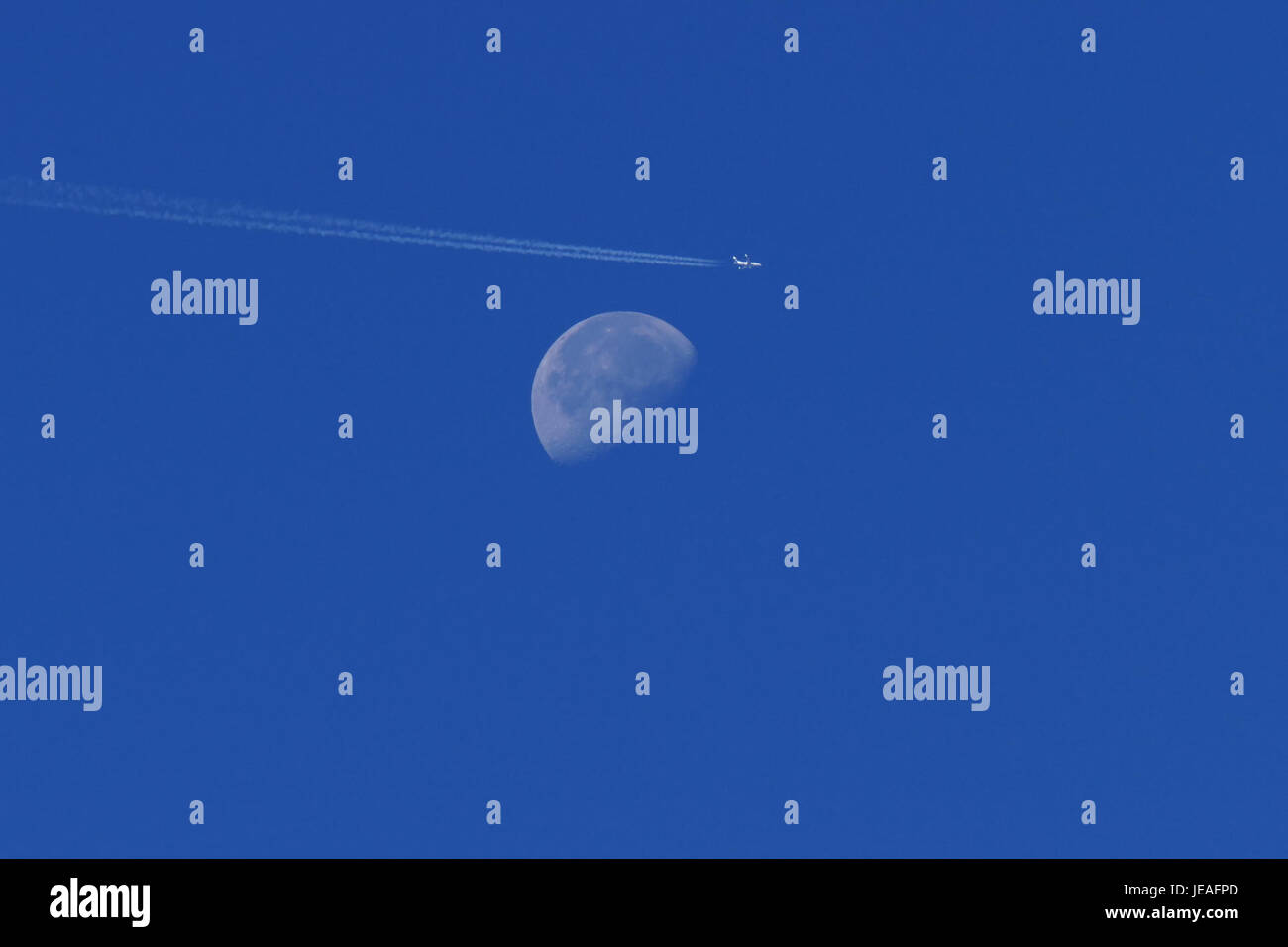 Airplane Moon High Resolution Stock Photography and Images - Alamy