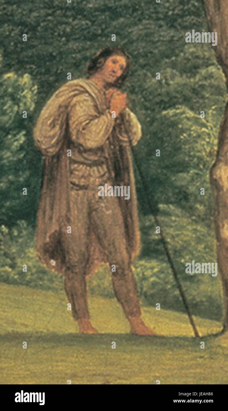 Die breite Foehre naechst der Bruehl bei Moedling - Handwerker Stock Photo