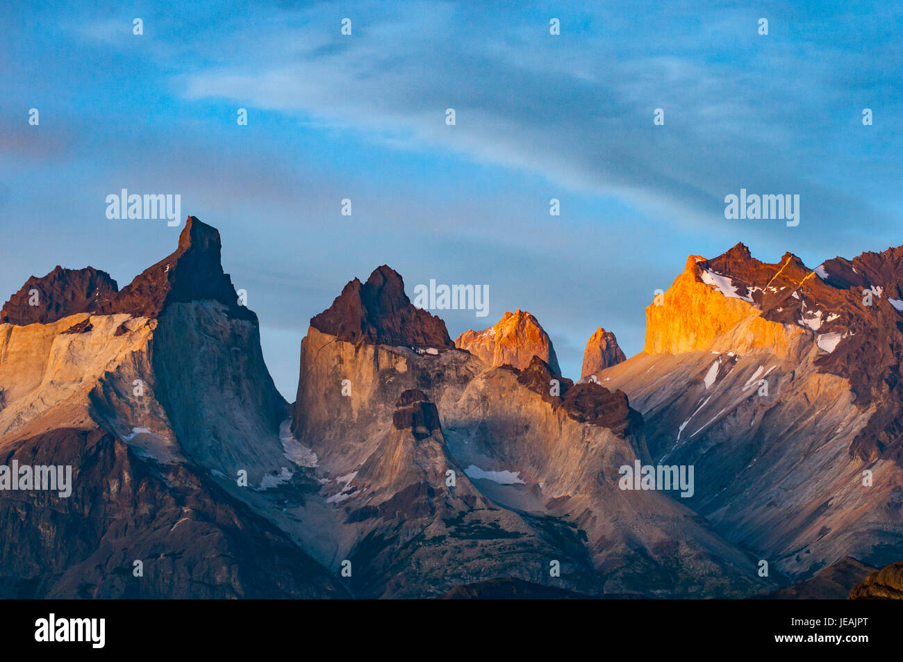 The Towers / Las Torres del Paine, national park Stock Photo