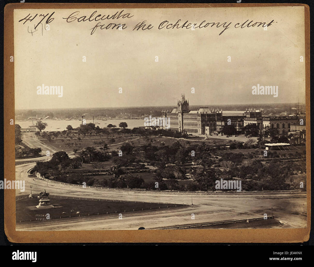 Calcutta from the Ochterlony Monument by Francis Frith Stock Photo