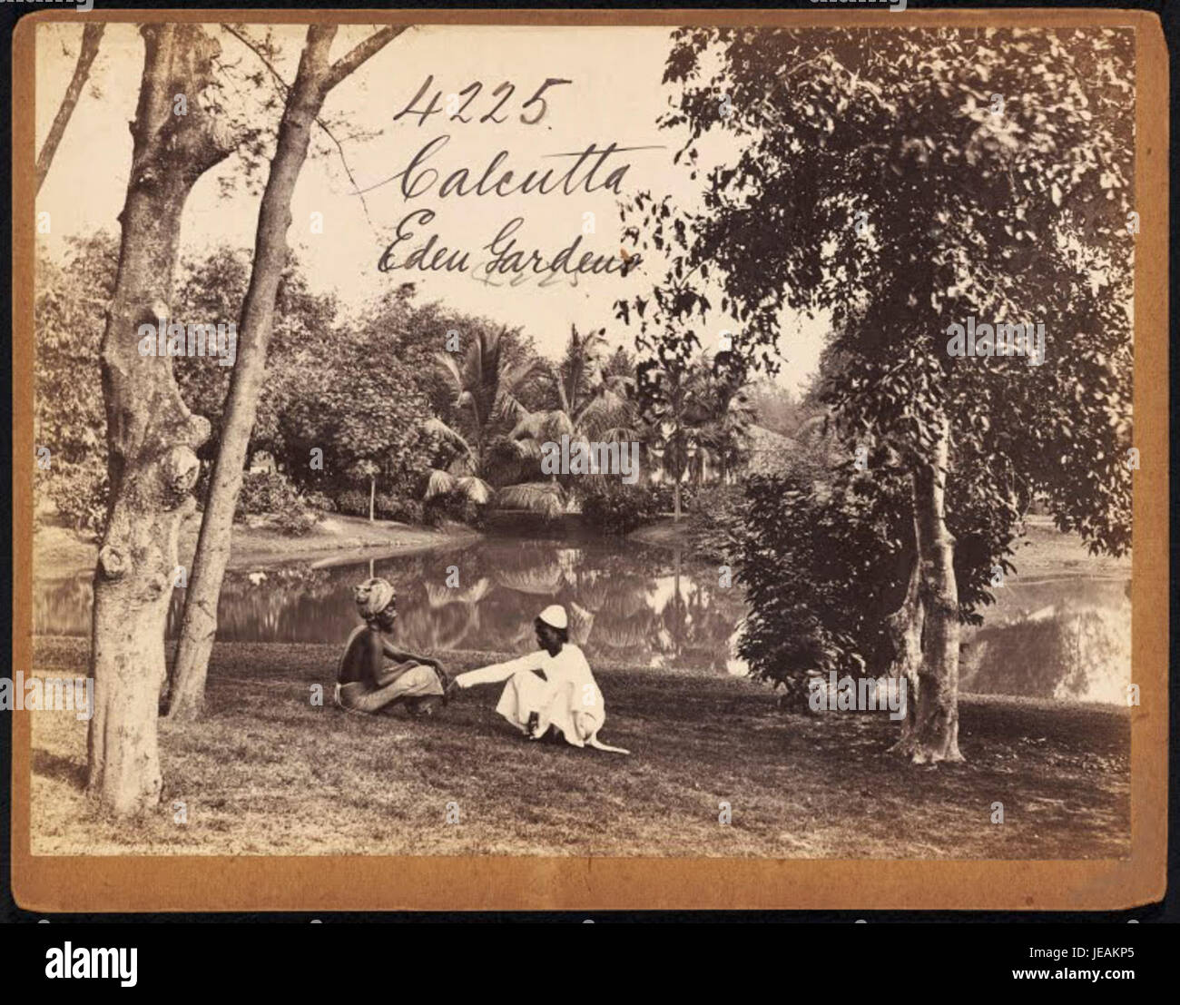 Eden Gardens, Calcutta by Francis Frith (1) Stock Photo