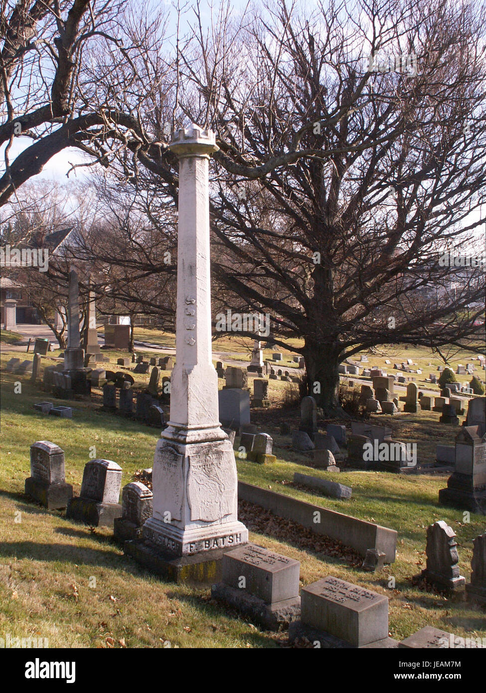 2014-12-22-South-Side-Cemetery-Batsch-Stapf-Angloch-01 Stock Photo