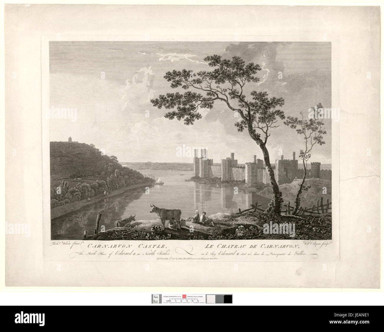 Carnarvon Castle, le chateau de Carnarvon Stock Photo Alamy