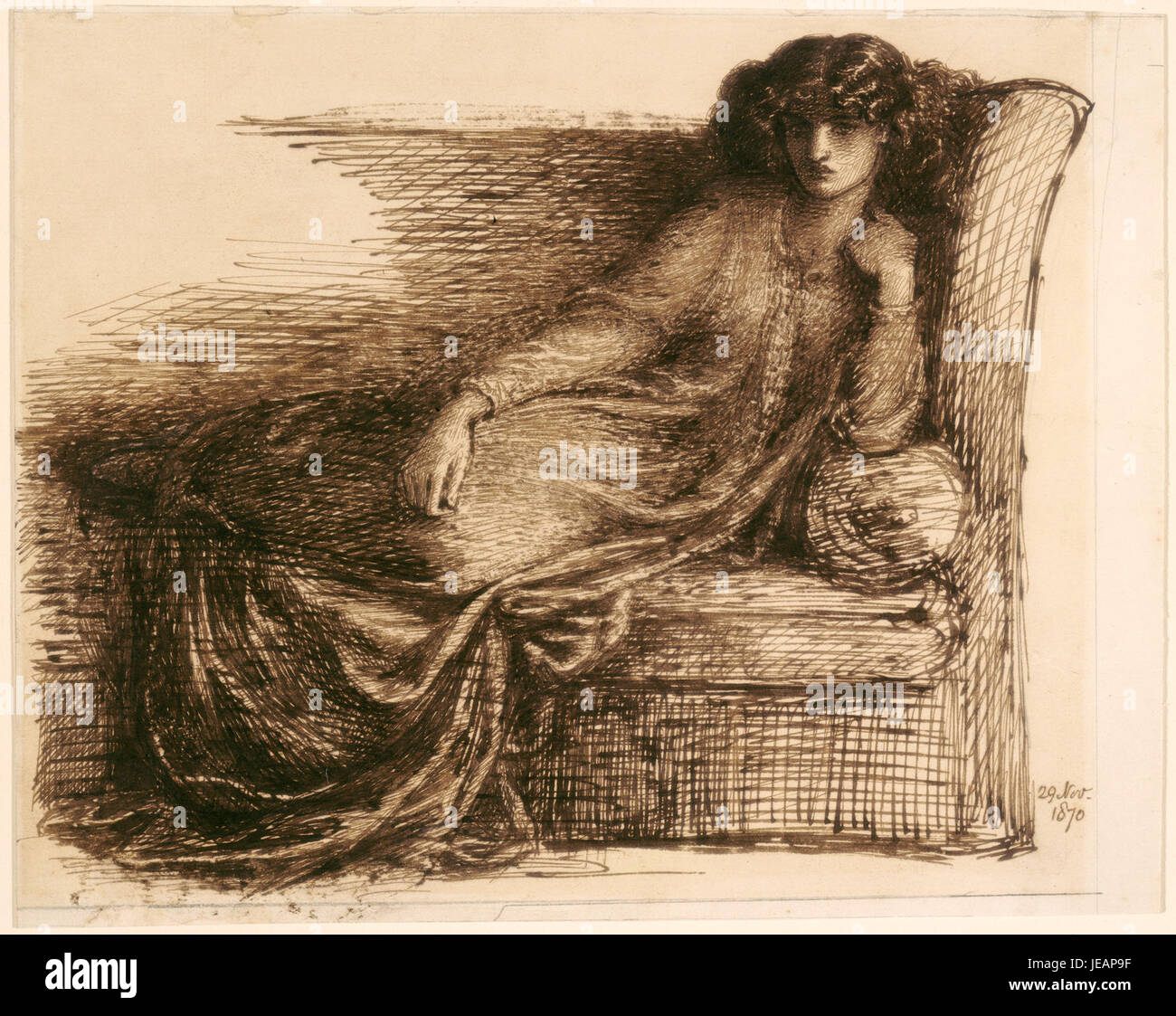 Dante Gabriel Rossetti s 1870 Painting Of Jane Morris Captures The dante-gabriel-rossetti-s-1870-painting-of-jane-morris-captures-the